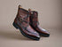 Rugged Split Toe Lace-up Boot Carrucci