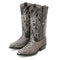 J Toe Cowboy Boots - J Toe Western Boots - Los Altos Rustic Black Python J-Toe Boot