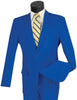 (36S, 40L, 42S, 46R, 50L) Slim Fit 2 Piece Royal Blue Suit
