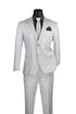 Mens Tone-on-Tone Paisley Slim Fit 2-Piece Formal Suit