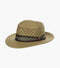 WALTER FEDORA Toyo Pinch Front Hat