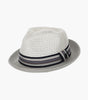 AMANI FEDORA Paper Braided Pinch Front Hat