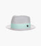CALEM FEDORA Poly Braid Pinch Front Hat