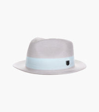 CALEM FEDORA Poly Braid Pinch Front Hat