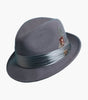 ASH FEDORA Crushable Wool Felt Pinch Front Hat