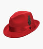 ASH FEDORA Crushable Wool Felt Pinch Front Hat