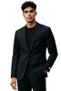 Men's Stacy Adams Basic Slim Fit Wedding & Business Suit in Black