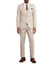 Stacy Adams - 3 Piece Windowpane Suit Hybrid Fit in Tan