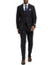 Stacy Adams - 3 Piece Hybrid Fit Suit in Black