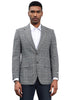 Men's Stacy Adams Modern Fit Business Sport Coat Blazer in Grey Plaid