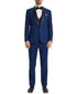 Stacy Adams - Indigo 3 Piece Hybrid Fit Tuxedo Satin Shawl Lapel