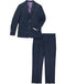 Boys 2 Button Wool Blend Suit in Navy Blue