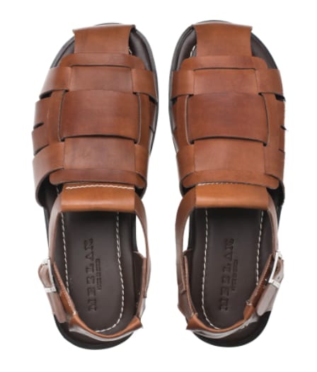 Fisherman Sandal Cognac By Mezlan Made In Spain Brand