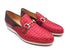 Satin Weave Leather Bit Loafer