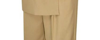 Ramses Collection - Beige Regular Fit Double Breasted 2 Piece Suit with Flexible Elastic Waistband