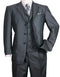 Pleated Dress Men Suits - Mens 3 Button Vested Textured Shiny Sharkskin Black Church Suit