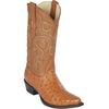 Los Altos Boots - Mens Dress Cowboy Boot - Low Priced Cowboy Ostrich Boots Honey Snip Toe-  in Honey