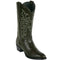 Los Altos Boots - Mens Dress Cowboy Boot - Low Priced  Ostrich Leg Olive Green Cowboy Boots R-Toe- in Olive Green