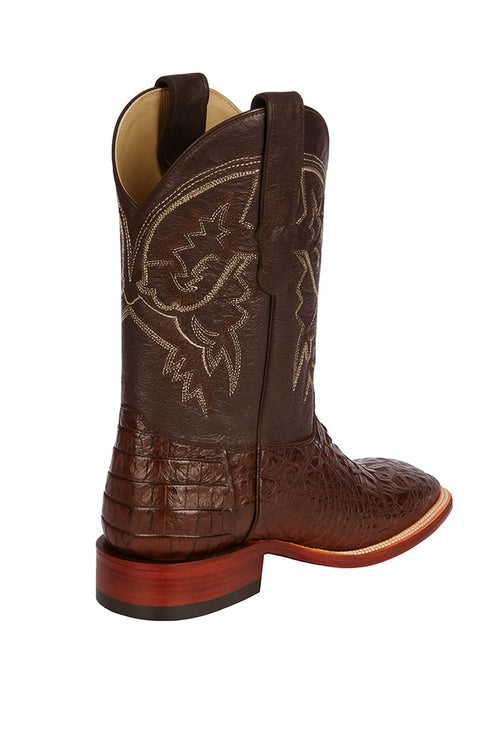 Botas Cuadrada de Cocodrilo Caiman Lomo