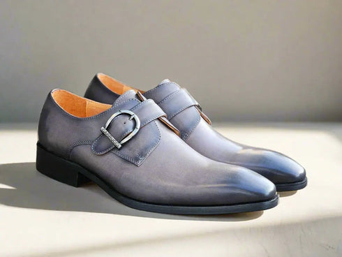 Signature Buckle Monk Strap Shoe Carrucci