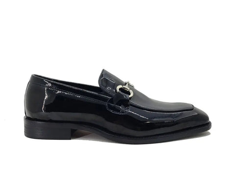 Signature Horse Bit Patent Leather Loafer