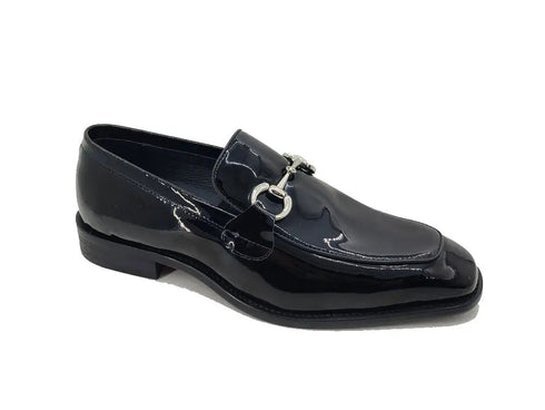 Signature Horse Bit Patent Leather Loafer