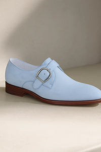 Signature Buckle Monk Strap Shoe