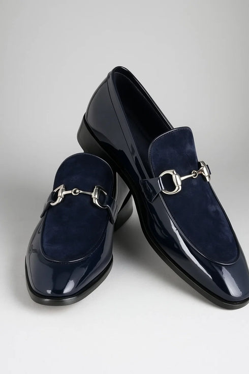 Signature Horse Bit Patent Leather Loafer