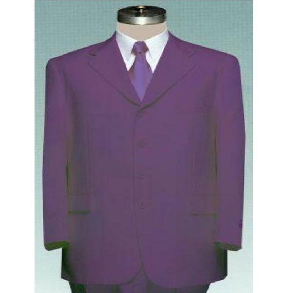 Men's Deep Joker PURPLE DRESS SUIT 2 Button SUITS