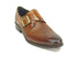 Single Monk Strap Leather Braided Shoe Carrucci