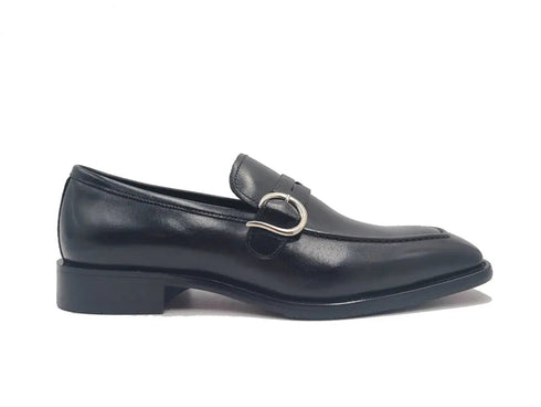 Single Monk Strap with modern buckle Carrucci