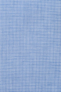 Mens Classic Two Button Linen & Cotton Summer Sport Coat Sky Blue Houndstooth Blazer