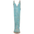 Dan Post Women's Celeste Sky Blue Zipper Snip Toe Boots