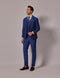 Mens Linen Suit For Beach Wedding - Summer  Suit in Royal Blue Slim Fit