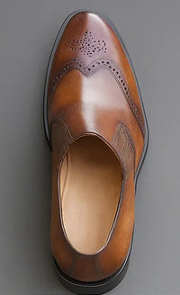 Carrucci Slip-on Loafer with medallion