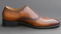 Carrucci Slip-on Loafer with medallion