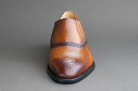 Carrucci Slip-on Loafer with medallion