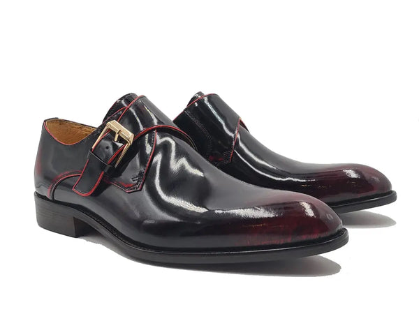 Soft Calf Patent Leather Single Monk Slip-on Carrucci