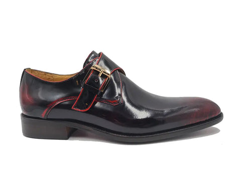 Soft Calf Patent Leather Single Monk Slip-on