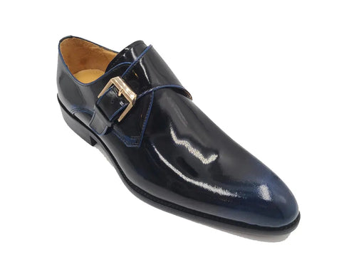 Soft Calf Patent Leather Single Monk Slip-on