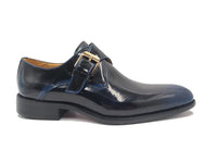 Carrucci Soft Calf Patent Leather Single Monk Slip-on