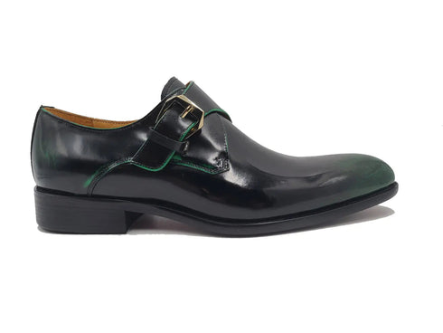 Soft Calf Patent Leather Single Monk Slip-on