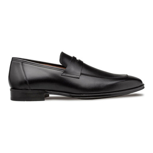 Avenue Rubber Sole Penny Black Men’s Loafer Shoes By Mezlan Made In Spain Brand