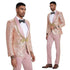 2024 Prom Special Blush Paisley 2pc Mens Suit by Tazzio