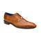 Belvedere Mare Shoes Men's Camel Genuine Ostrich & Eel Split-toe Oxfords