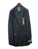 Mens Two Piece Double Breasted Black Suit