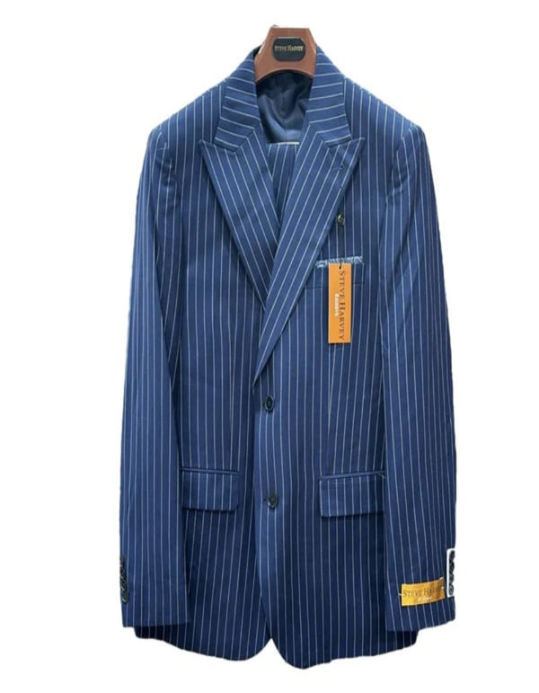 Mens Navy Three Piece Suit