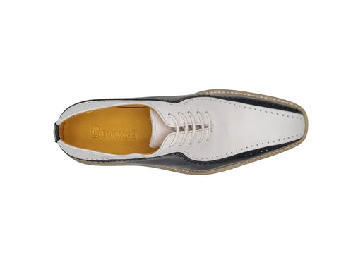 Stylish Two-Tone Brogue Oxford