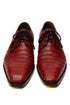 Los Altos All-Over Crocodile Lace Up Dress Shoes