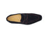 Suede Penny Loafer contrast stitching